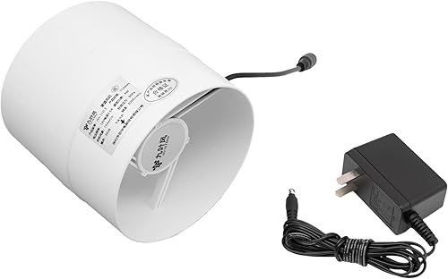 Miniatura 8 de Ventilador de conducto en línea DC12V de 4 pulgadas, ventilador de ventilación de escape con bajo ruido para sótanos, baños, cocinas y áticos (4