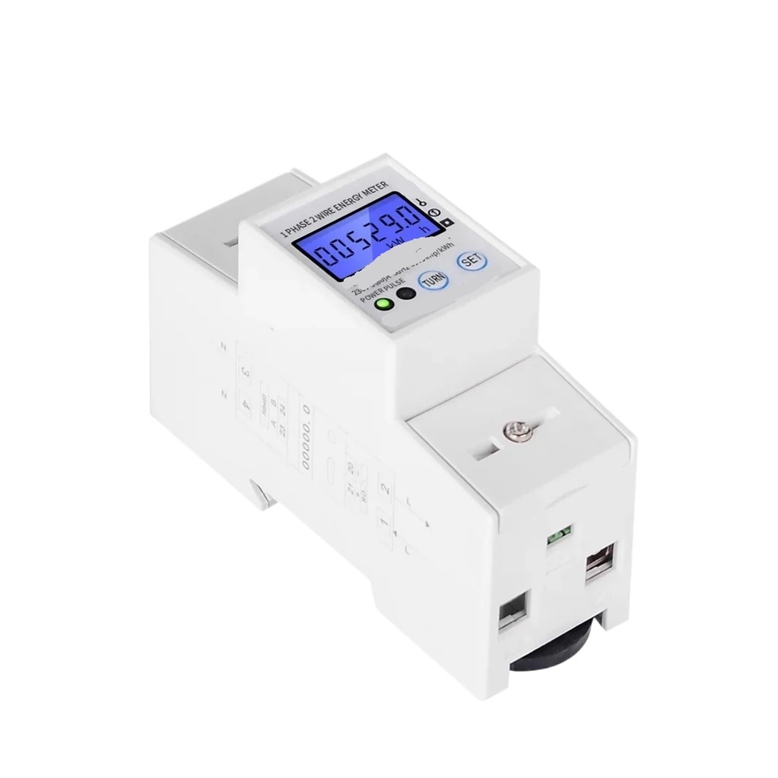 TBZOQAID Single Phase AC 230V 80A Energy Meter RS485 Pulse Output Power Consumption Electrical Instruments