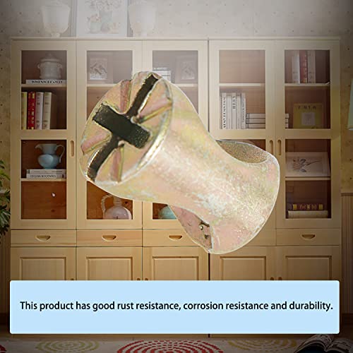 Aopin Barrel Nuts Cross Dowels Slotted Nuts For Furniture Beds Crib Chairs, M6 X 13Mm, 30Pcs #TOP2