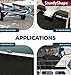 SturdyShape Thick Boat Trailer Bunk Carpet Kit 13ftx12in 25oz Marine Grade (2, Black, 12inx13ft)
