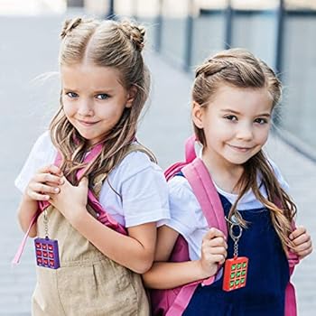 12 Pièces Porte Clef Tic Tac Toe,Mini Porte Clef Enfant,Porte