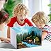 codree 65 Pcs Jungle Diorama Kit Habitat Project Box Set, Cardboard Diorama Box Animals Model Scenery Kit, Animal Figurines Rainforest Diorama Supplies for DIY Crafts Birthday Gifts Party Favor
