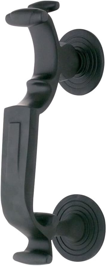 Baldwin 0113.102 S-Shaped Door Knocker, Oil Rubbed Bronze