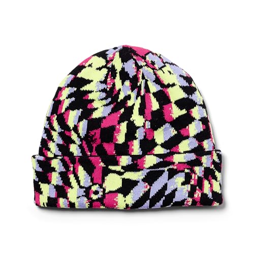Spyder Girls Check Floral Beanie Hat2