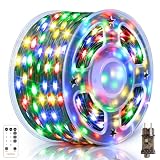 HeiPard Luces de Navidad Exterior 40M 400 LED Multicolor IP44 Mando | Guirnalda de luces multicolor con temporizador, memoria, 8 modos, carrete sin enredos, fiestas cumpleanos ninos