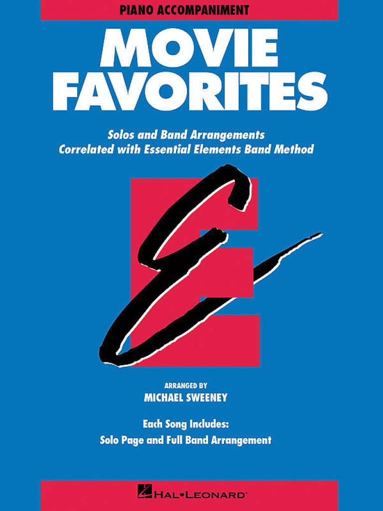 Essential Elements Movie Favorites: Piano Accompaniment Paperback – 1 July 1996