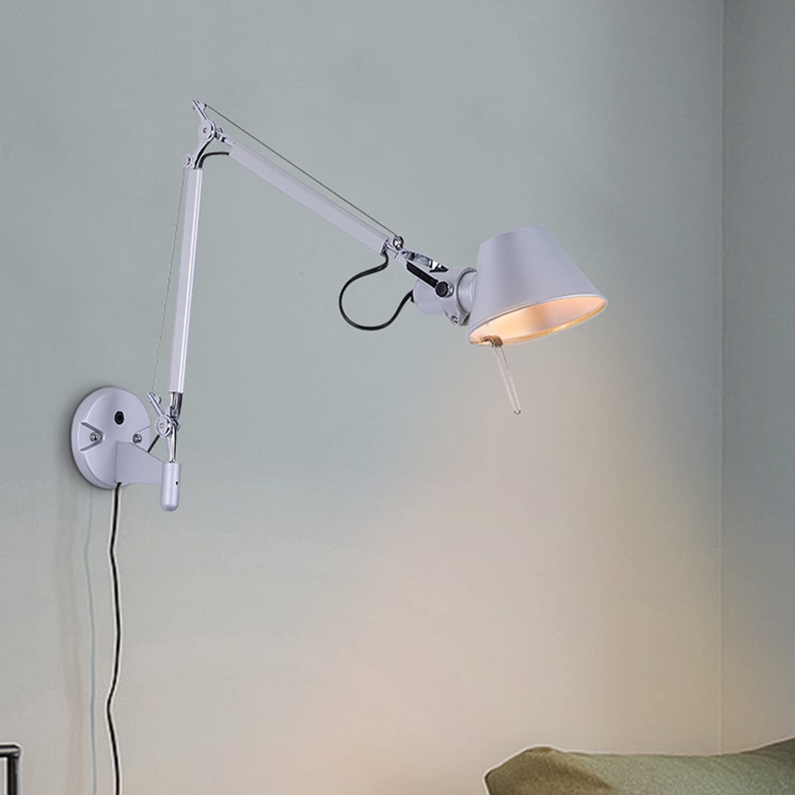 Amazon.co.jp : 工業用ロングアーム伸縮ウォールランプ