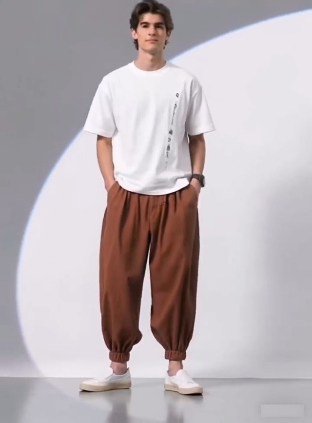 Amazon | [Butrends] メンズ サルエルパンツ ガウチョパンツ 袴パンツ
