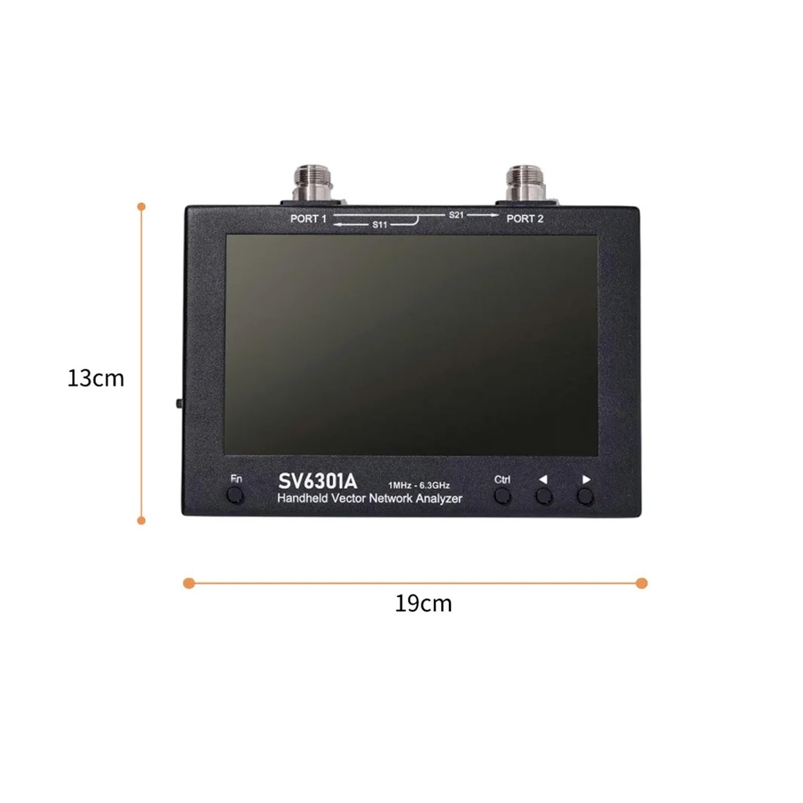 Analizador de espectro, Analizador de red vectorial portátil SV6301A 6,3 GHz, VNA, S11 50 dB, S21 75, 8 GB almacenamiento