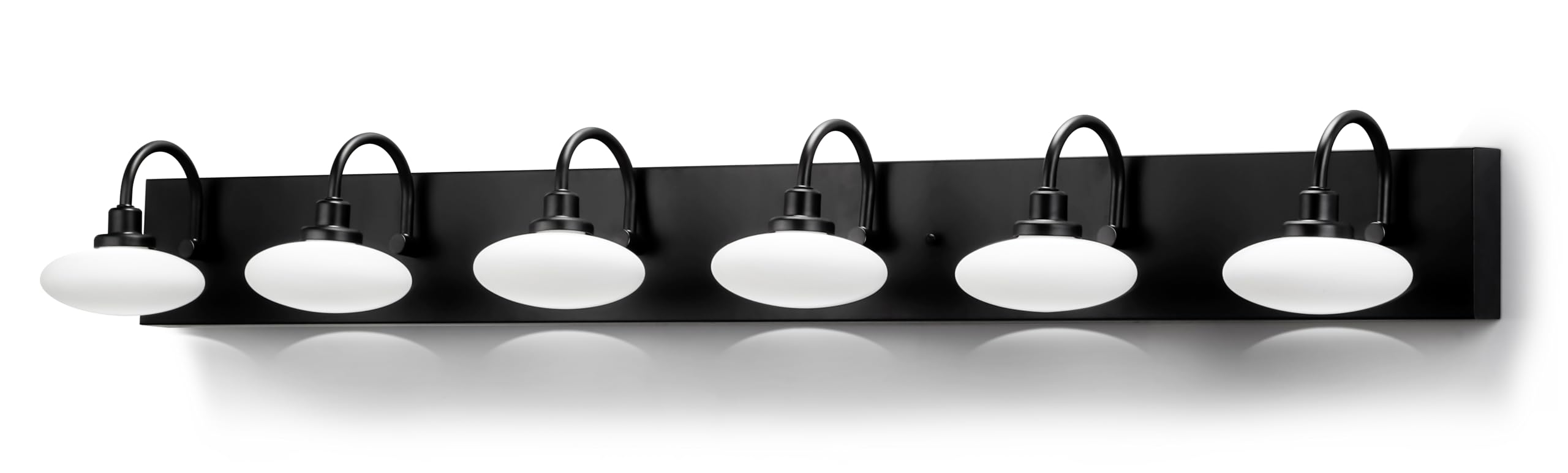 Matt Black LED Vanity Lighting Fixtures,6 Lights Vanity Light Black,Vanity Lighting Fixtures Over Mirror,Bathroom Vanity Light black 6 Lights,Modern