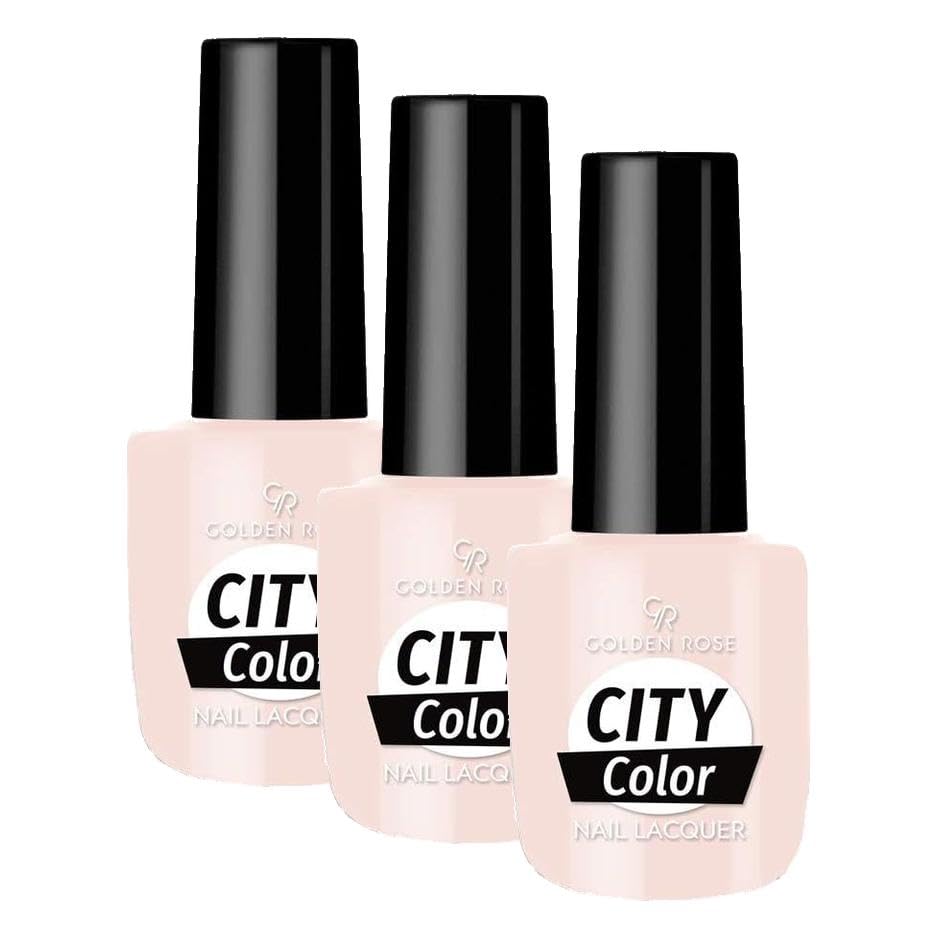 Golden Rose City Color Nail Lacquer Oje (No: 05) (3 paketi)