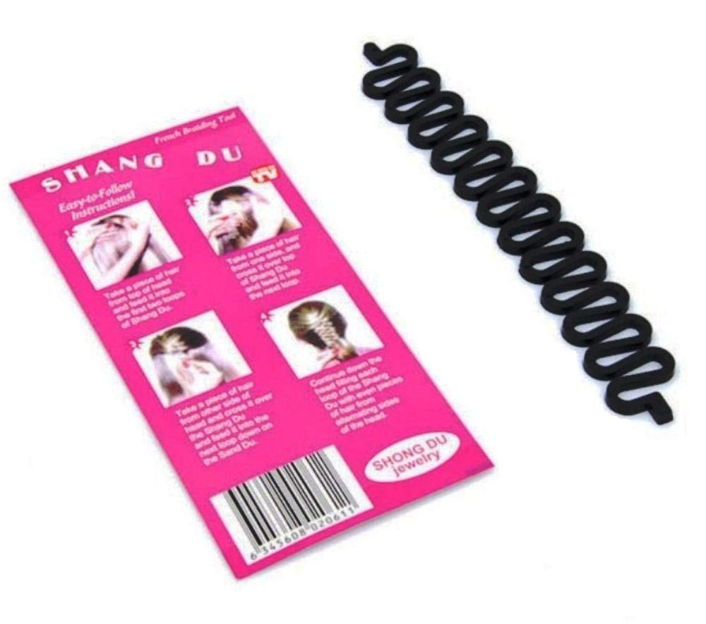SENECIO� DIY Twist Fishtail French Braider As seen on TV Hair Clip Bun Stick Hair Styling Tool 4