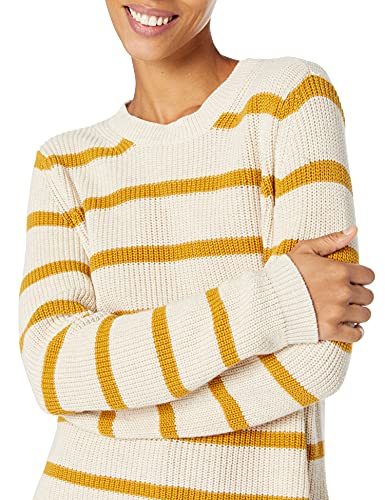 Image of Goodthreads Women's Cotton Shaker Stitch Crewneck Sweater
