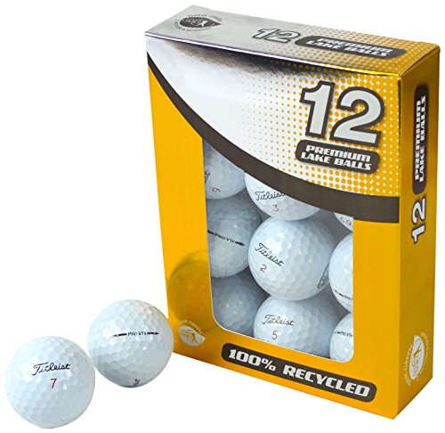 Second Chance Titleist Pro V1 - Lot de 12 balles de Golf - Unisexe - Blanc
