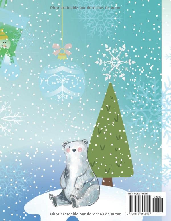 Miniatura 2 de árbol de Navidad Libro para colorear para niños (Spanish Edition)