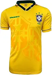 Camisa Brasil 1994 | Amarela | Masculina Torcedor | Escudo Bordado | Tecido Dry | Pronta Entrega