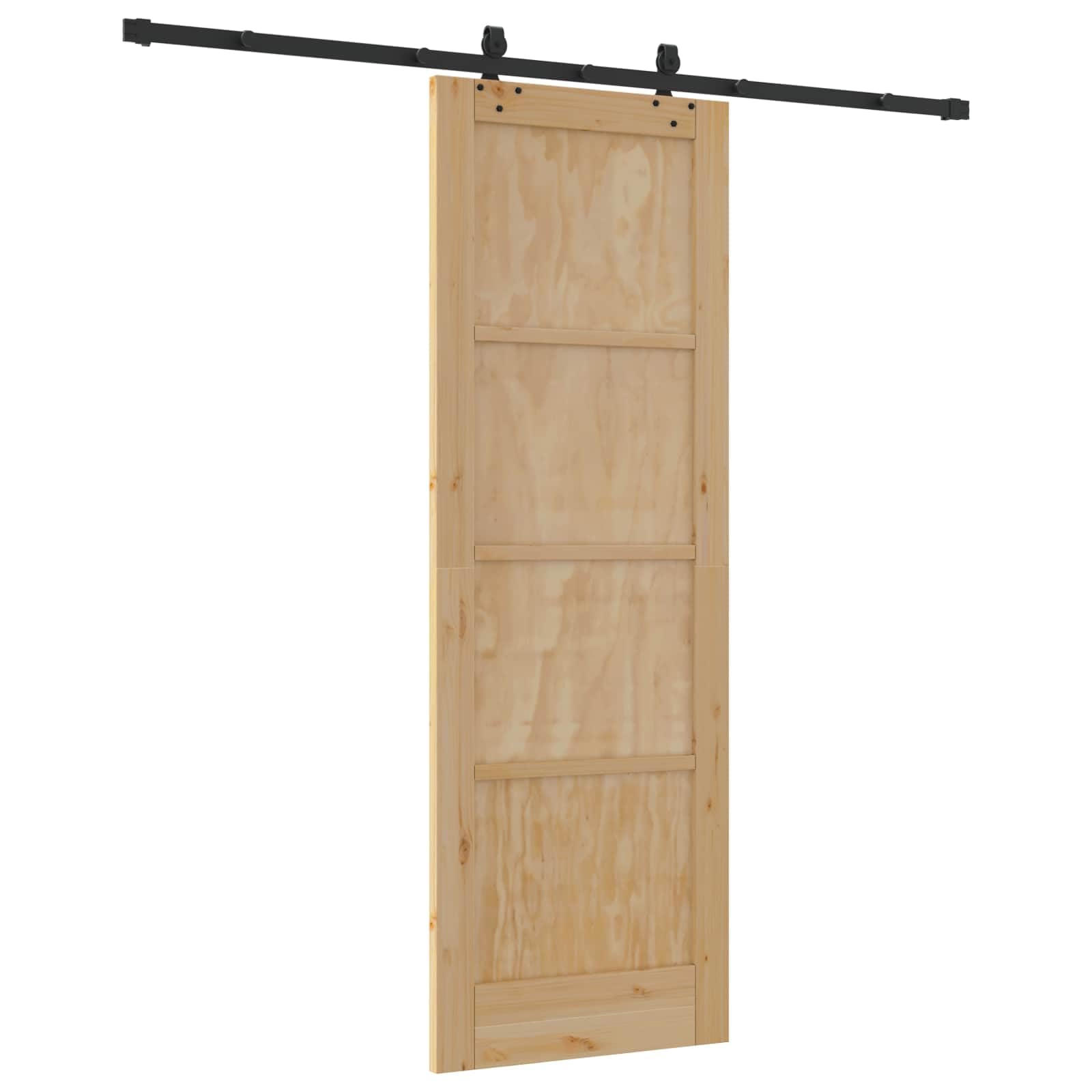 Orkdal drzwi przesuwne 73,5 x 211 cm, z litego drewna sosnowego i
