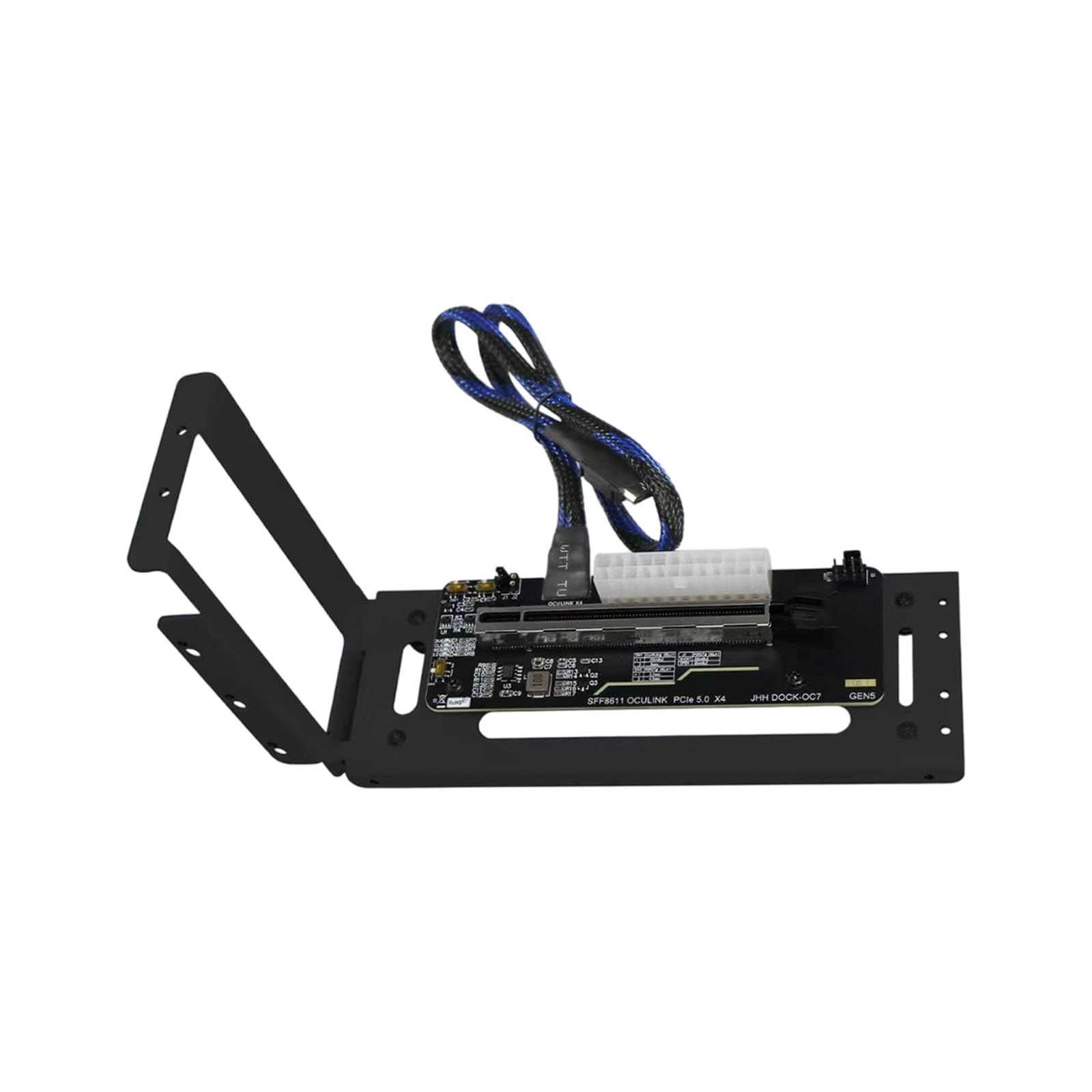 Dock GPU per laptop per giochi Gen4, Black RIGHT POWER | Scheda grafica esterna per laptop da 128 / s NVMe a SFF8612 Dock GPU portatile PCIe 5.0 per notebook con velocità