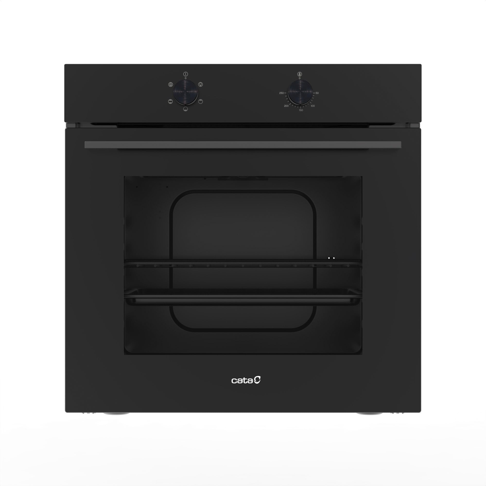 Horno Estático Cata SES 8004 FB 73 Litros, 4 Funciones, 5 Niveles, Puerta fria, Sistema Limpieza Aquasmart, Color Negro