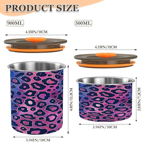 Contenedor al vacío para café Qilmy 30oz acero inoxidable miniatura 3