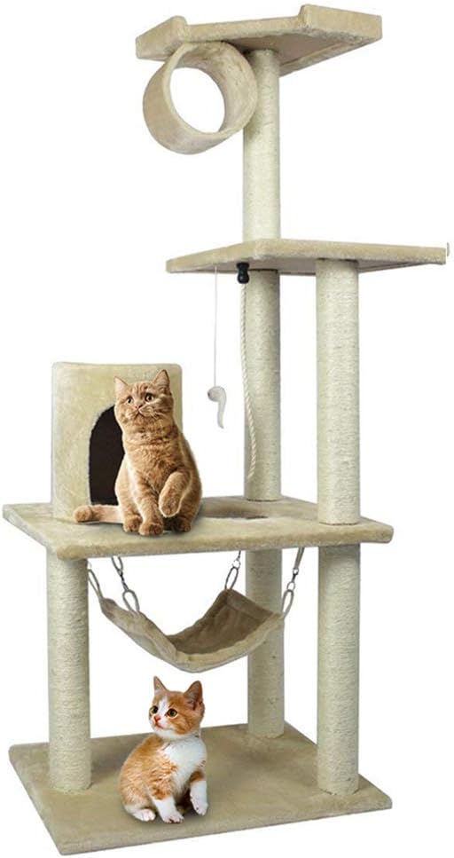 BestPet 62" Cat Tree Condo Furniture Scratch Post Pet House