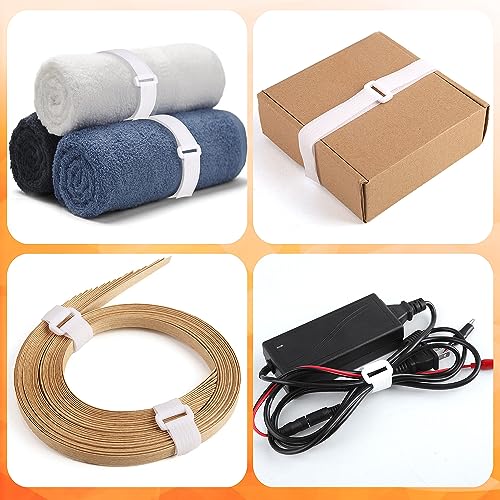 image for WSZJINB 32Ft x 0.8In adjustable Cable Straps with Buckles, Free Cut Le