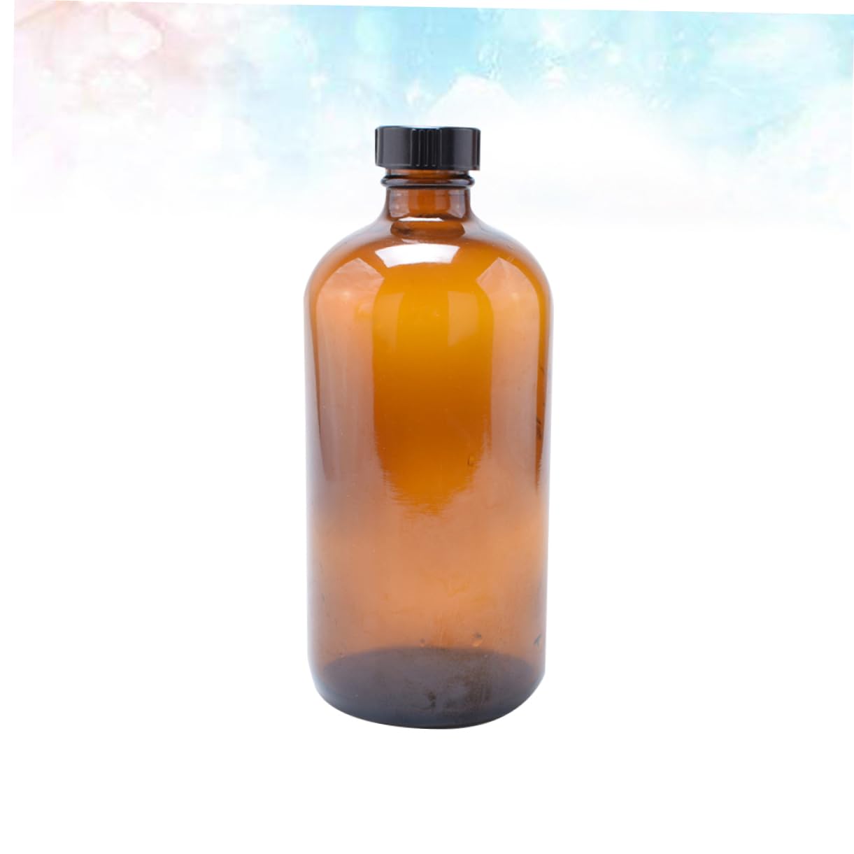 LALADEFIEE 4pcs Brown Glass Bottle Sealing Honey Pot with Lid Storage for Jam Honey and More Portable Lightweight for Home Use