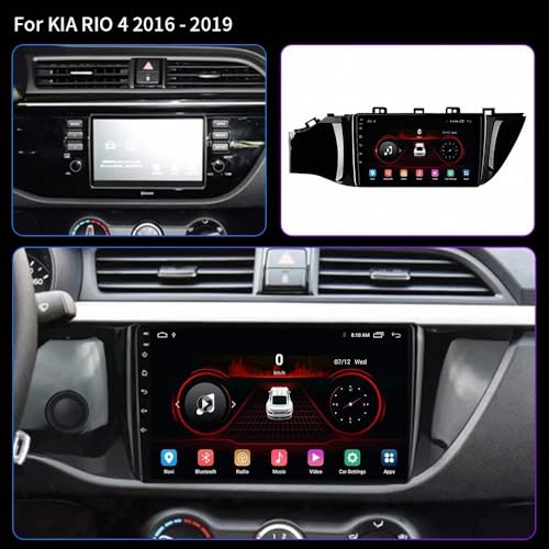 CarPlay Kia Rio 4 X Line para evitar distracciones con Pantalla Táctil y GPS 2
