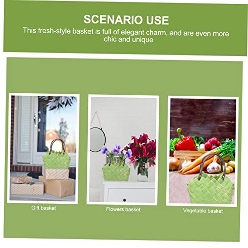 Zerodeko 2 Peças Dragon Boat Festival Zongzi Cesta De Armazenamento De Presentes Cesta De Flores De