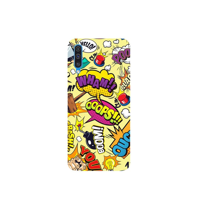 Krafters - Ooops 3D Printed Hard case/Mobile Cover for Samsung Galaxy A50/A50s/A30s Multicolor