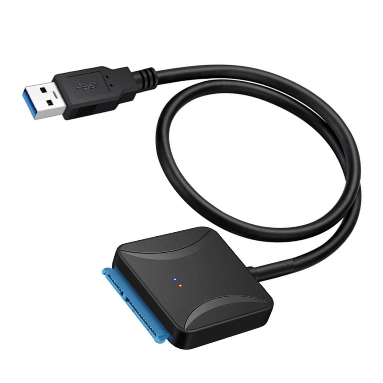 Hemobllo 3pezzi Cavo Convertitore Usb Per Hard Disk Esterno Adattatore Per Trasferimento Dati Veloce e Portatile Senza Necessità Di Involucro