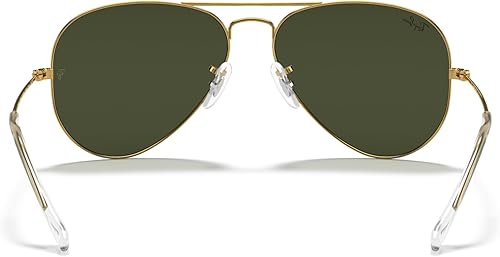 Vista 184 de Ray-Ban Rb3025 Classic Aviator - Lentes de sol clásicos de aviador Polarizado dorado/verde