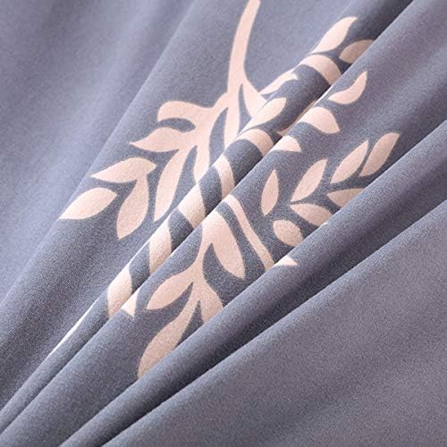 PETCUTE Sofa Covers 3 seater Furniture Protector Floral Printed Cover Elastic Slipcover Seater Cover Sofa Slipcover for Livingroom All-season,Light grey