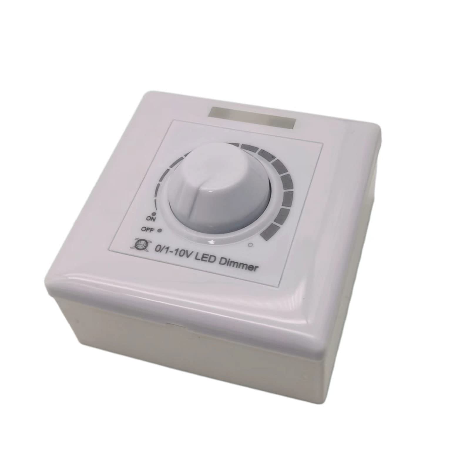 SUCHUANGUANG 0-10V LED Light Dimmer Replacement Rotary Dimmer es Adjustable Brightness LED Dimmer for Incandescent Lamp ABS