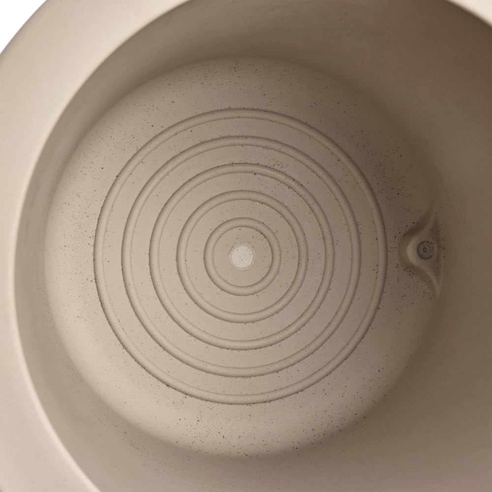 Elho Pure Cilinder High 40 Pot de Fleur - Balanced Beige | Ø 39.5 x H 72.7 cm | Convient à une Utilisation Extérieure