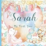 sarah records logo  Sarah: Record and Celebrate Your Baby\'s 1st Year With This Baby Album and Memory Book and First Milestone Journal