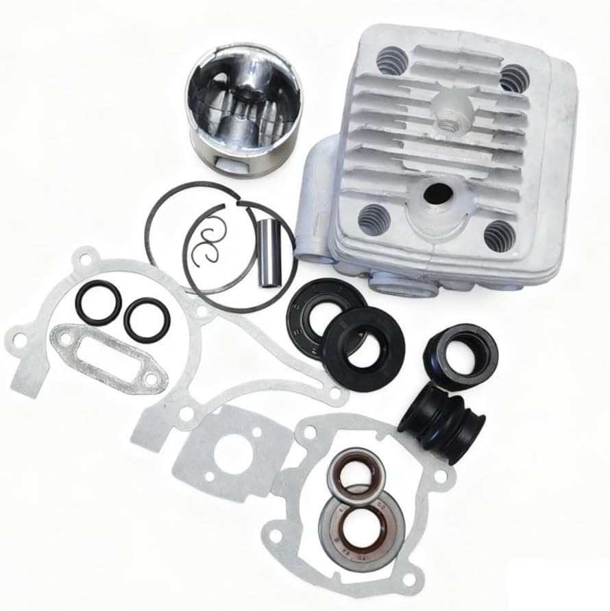 シリンダーピストンキット 56mm ニカシルメッキ インテークマニホールドガスケットシール付き STIHL TS700 TS800