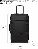 Eastpak TRANVERZ S Suitcase, 51 x 32.5 x 23 cm, 42 L - Black (Black) - 7