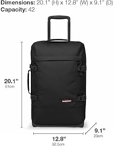Amazon.co.jp: EASTPAK TRANVERZ WHEELED HOLDALL SMALL (BLACK