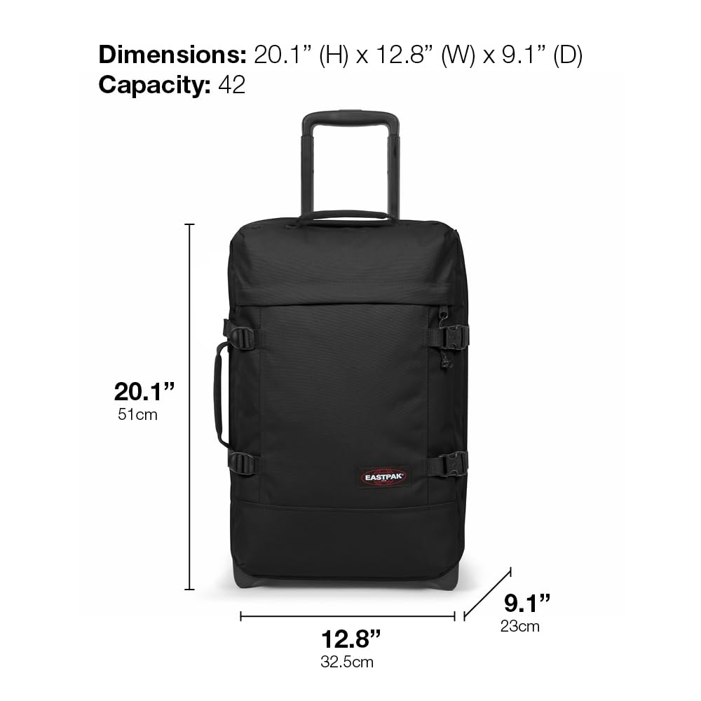 Amazon.co.jp: EASTPAK TRANVERZ WHEELED HOLDALL SMALL (BLACK