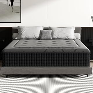 DEWINNER Matelas 140 x 190 x 30 cm, Mousse à mémoire de Forme, Ressorts individuels, Hauteur 30 cm, Absorbant l'humidité, Respirant, hypoallergénique et antibactérien
