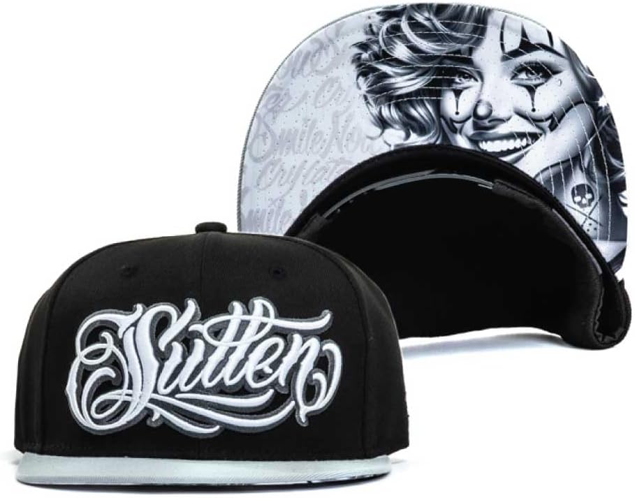 Sullen Yo Tattoos Lifestyle Graphic Snapback Flat Bill Hat Black