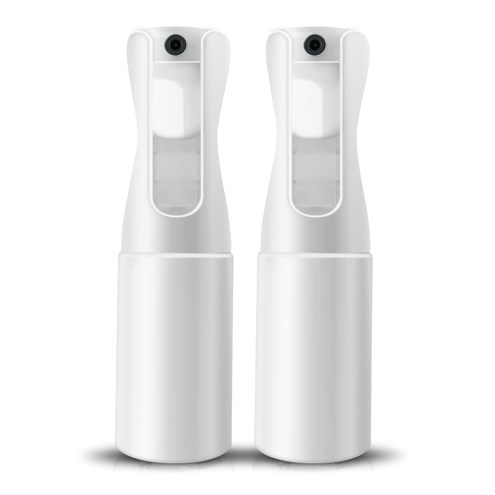 ANGLUX Sprühflasche für Haare, 200 ml, leer, feiner Nebel, ultrafein, kontinuierliche Sprühflasche, feiner Sprühflasche für Haarstyling, Reinigung, Pflanzen, Nebel und Hautpflege, Weiß
