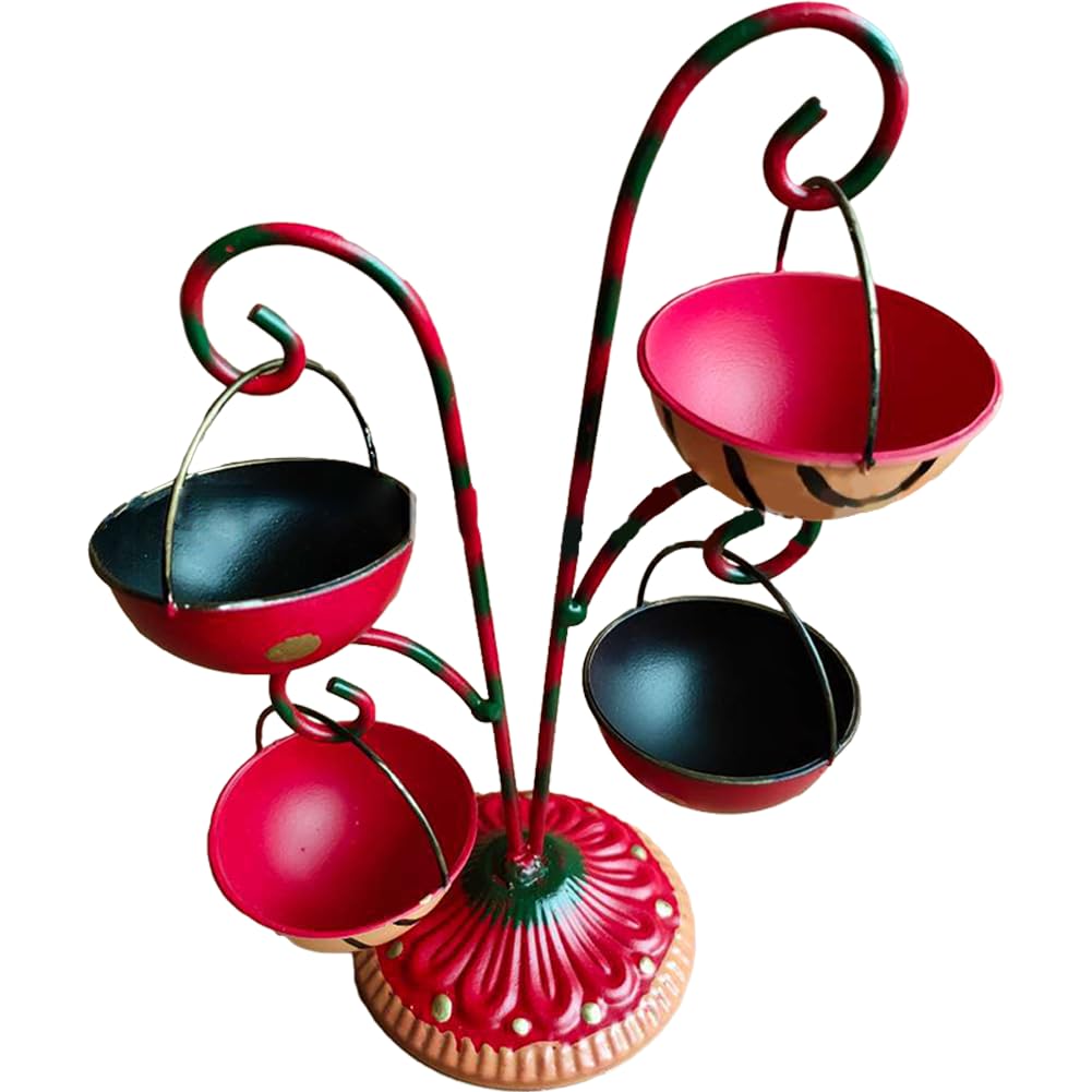 Bol à bonbons de Noël à 2 étages pour simplifier le buffet festif