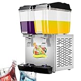 Kommerzieller Getränkespender mit Thermostatregler, Edelstahl-Getränkemaschine für kalte Getränke, ideal für Restaurants, Hotels und Partys