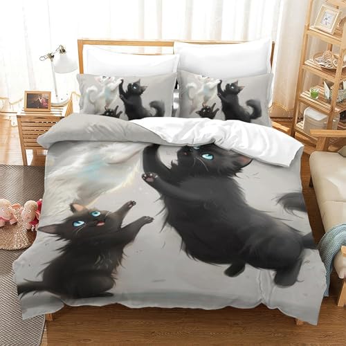 Housse de couette Le Chat Muppet microfibre 3D avec zip - 2