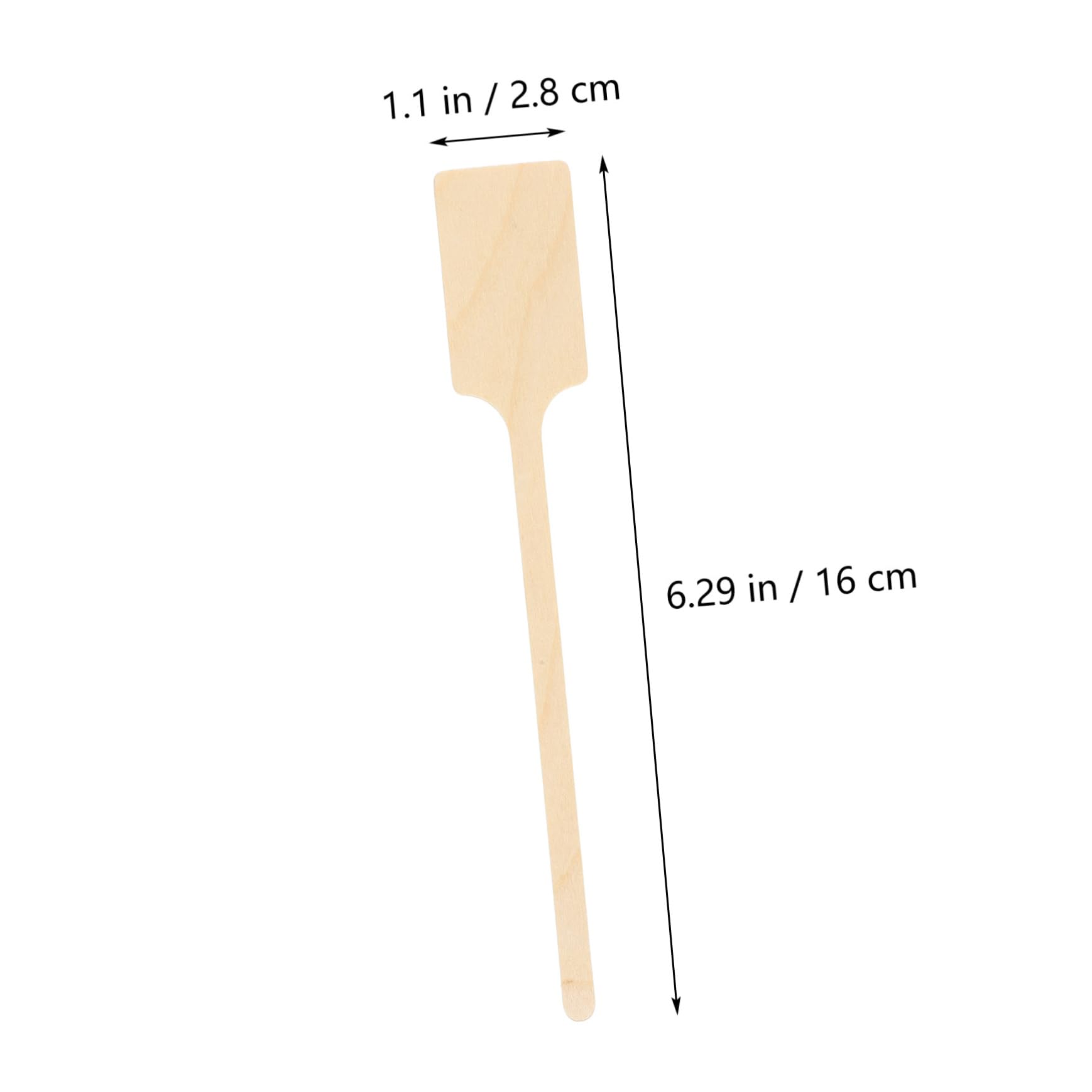 FUNOMOCYA 100pcs Coffee Stirrers Stir Sticks Wooden Stirring Rod Tea Stick for Bar Cafe Beverage Shop