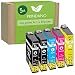 Produktbild Prindano 5er Set Patronen kompatibel mit Epson T0711-T0714 XL | Für DX4000 4050 4400 4450 5050 6000 6050 7400 8400 8450 BX300F 310FN 510W SX105 110 115 205 210 215 405 410 415 510W 515W 600FW