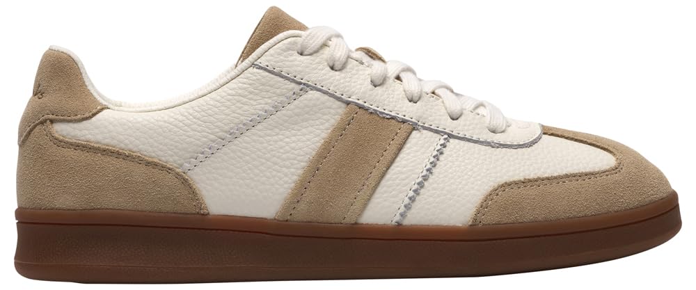 Clarks Seco Speed. Womens White Combi Lea, 5