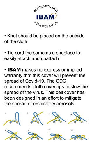 image for IBAM Baritone/Euphonium Bell Cover - Also Fits Mellophone and Bass Tro